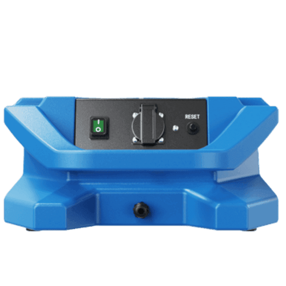 Thorair blue carpet blower air blower with control switch and reset button for drying carpets