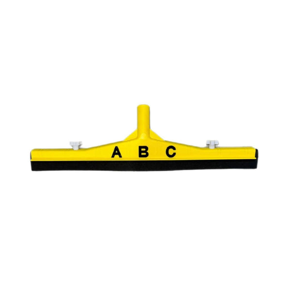 Thorair Floor Squeegee in Yellow with Durable Rubber Blade for Efficient Water Removal